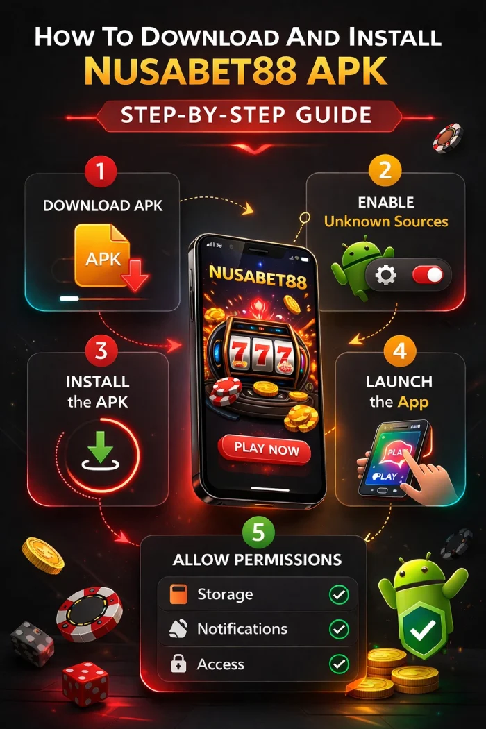 How To Download And Install Nusabet88 APK?